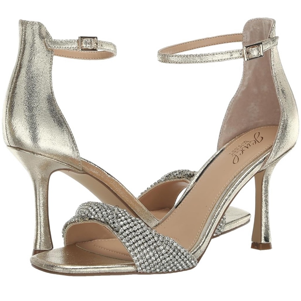 Jewel Badgley Mischka Yesica Strappy Heels